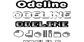 Coloriage Odeline