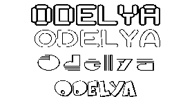 Coloriage Odelya