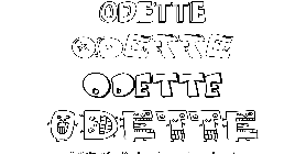 Coloriage Odette