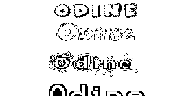 Coloriage Odine