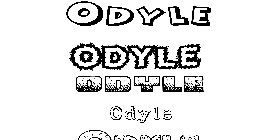 Coloriage Odyle
