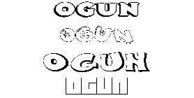 Coloriage Ogun