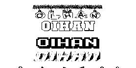 Coloriage Oihan