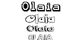 Coloriage Olaia