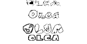 Coloriage Olga