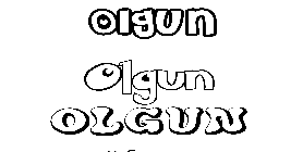 Coloriage Olgun