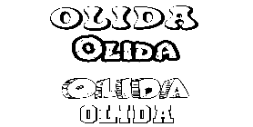 Coloriage Olida