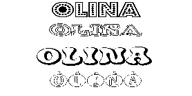 Coloriage Olina