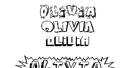 Coloriage Olivia