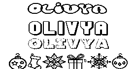 Coloriage Olivya