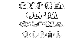 Coloriage Olpha