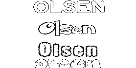 Coloriage Olsen
