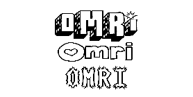 Coloriage Omri