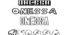 Coloriage Onessa