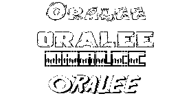 Coloriage Oralee