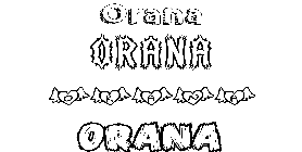 Coloriage Orana