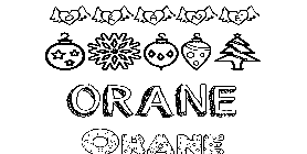 Coloriage Orane