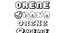 Coloriage Orene