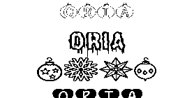 Coloriage Oria