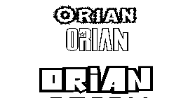 Coloriage Orian