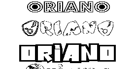 Coloriage Oriano