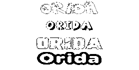 Coloriage Orida