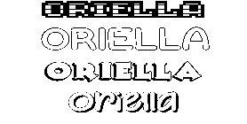 Coloriage Oriella