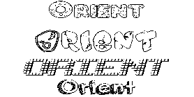 Coloriage Orient