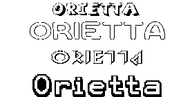 Coloriage Orietta