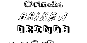 Coloriage Orinda