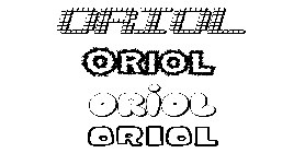 Coloriage Oriol