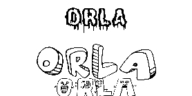 Coloriage Orla