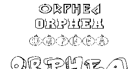 Coloriage Orphea