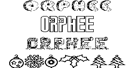 Coloriage Orphee