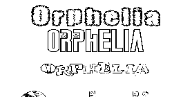 Coloriage Orphelia