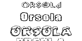 Coloriage Orsola