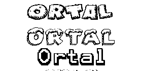 Coloriage Ortal