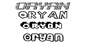 Coloriage Oryan