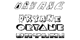 Coloriage Oryane