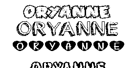 Coloriage Oryanne