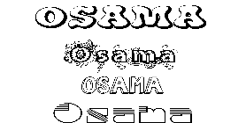 Coloriage Osama