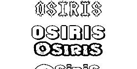 Coloriage Osiris