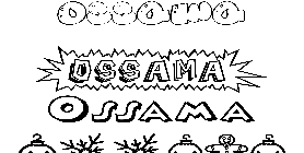 Coloriage Ossama