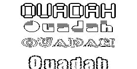 Coloriage Ouadah