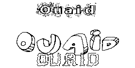 Coloriage Ouaid