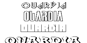 Coloriage Ouardia