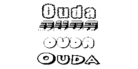 Coloriage Ouda