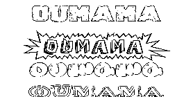 Coloriage Oumama