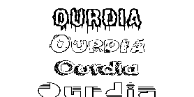 Coloriage Ourdia