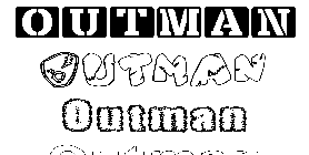 Coloriage Outman